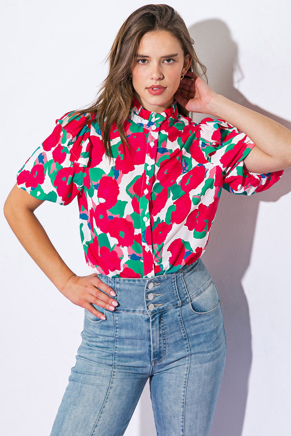 i-can-wait-forever-woven-top Flying Tomato-Sophia's StyleTOPS-1